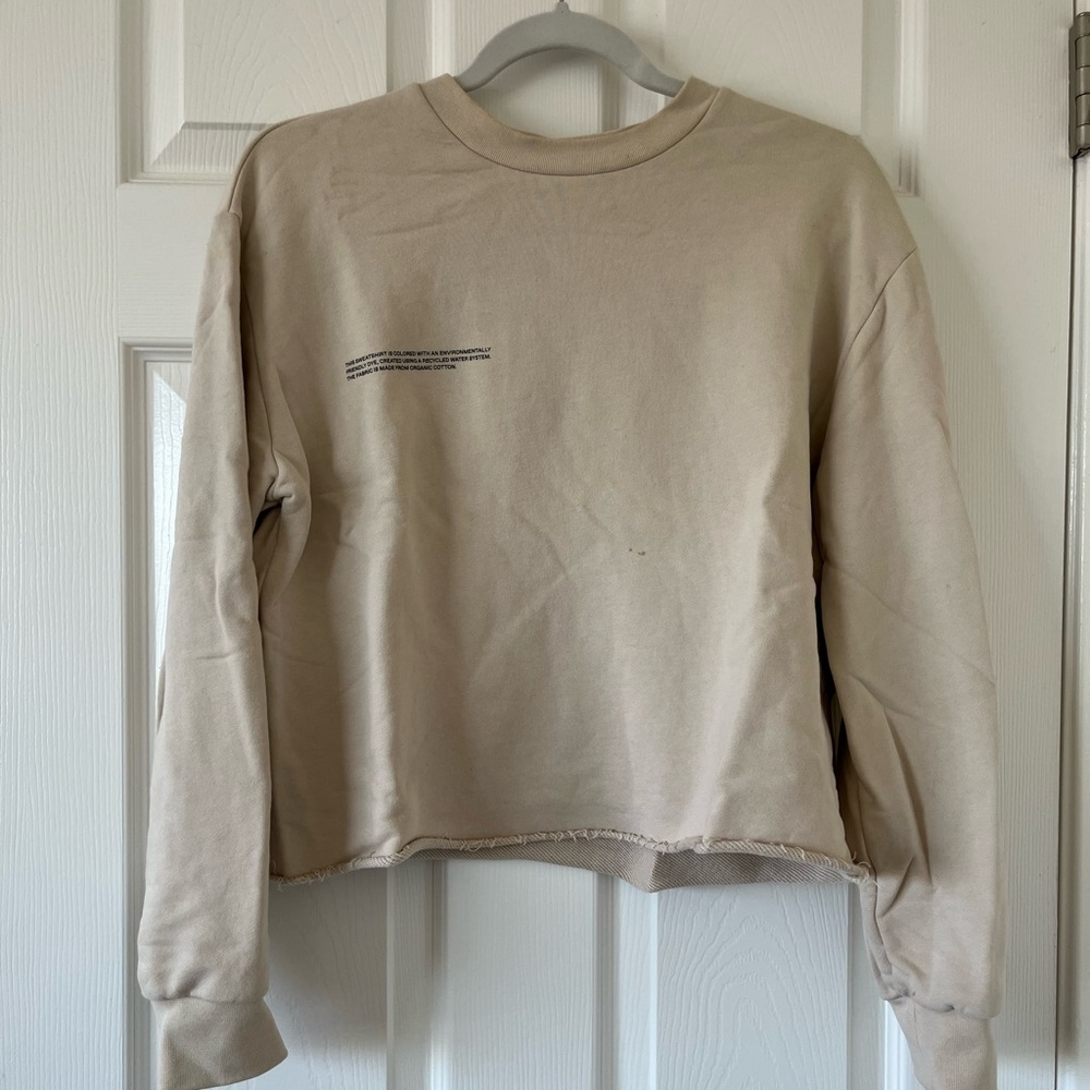 Pangaia Cropped Crewneck
